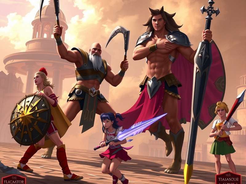 Vasco Gladiator Titan Battle Scene